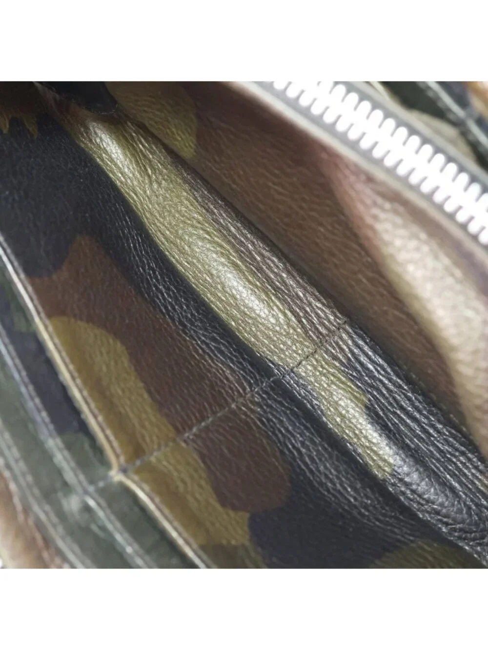 Chrome Hearts Rec Zip Cemetery Cross Patch Camouflage Quilted Dagger Zip